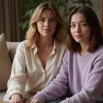 Twee huisvrouwen die sex willen in een gezellige woonkamer delen een intiem moment